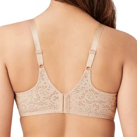Wacoal Full Figure Halo Lace Underwire Bra - Sz 34C US/UK - Picture 9 of 11